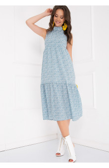 ПЛАТЬЕ СЕЙНУРА (МИНТ ФЛОВЕРС)