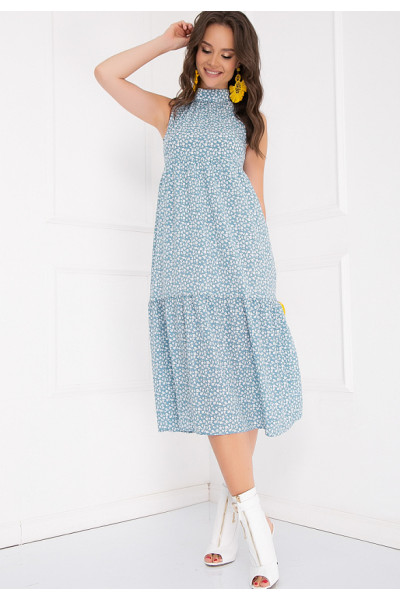 ПЛАТЬЕ СЕЙНУРА (МИНТ ФЛОВЕРС)