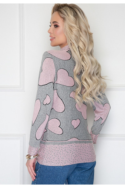 БЛУЗКА СИННАИ (ГРЭЙ ПИНК) БЛУЗКА СИННАИ (ГРЭЙ ПИНК)