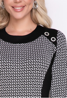 ПЛАТЬЕ СПОЛЕТО (БЛЭК ВАЙТ)