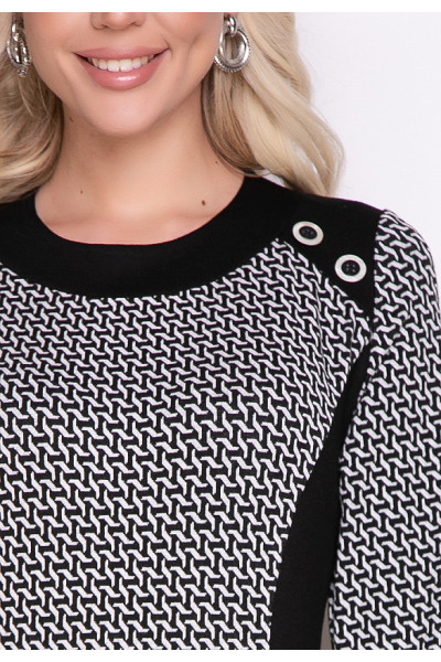 ПЛАТЬЕ СПОЛЕТО (БЛЭК ВАЙТ)