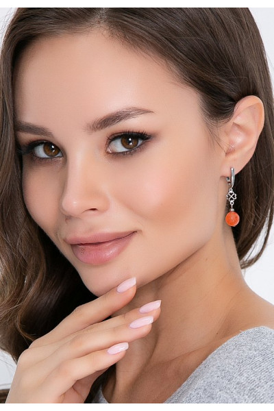 СЕРЬГИ ЖАЛИЯ (ОРАНЖ)