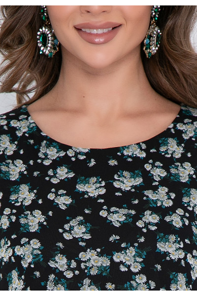 ПЛАТЬЕ МЭЛЛИ (БЛЭК ГРИН)