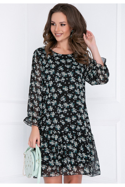 ПЛАТЬЕ МЭЛЛИ (БЛЭК ГРИН)