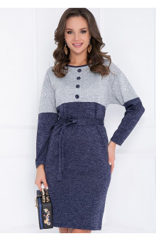 ПЛАТЬЕ ФОЛЬЯНО (БЛУ ГРЭЙ)