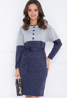 ПЛАТЬЕ ФОЛЬЯНО (БЛУ ГРЭЙ)