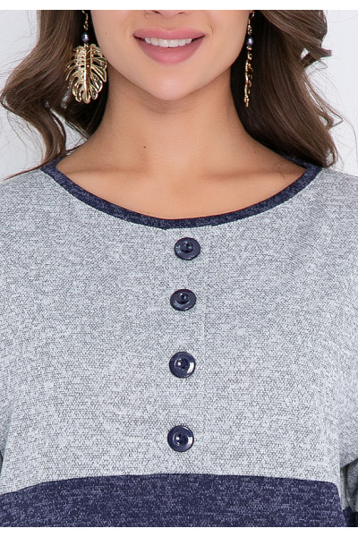 ПЛАТЬЕ ФОЛЬЯНО (БЛУ ГРЭЙ) ПЛАТЬЕ ФОЛЬЯНО (БЛУ ГРЭЙ)