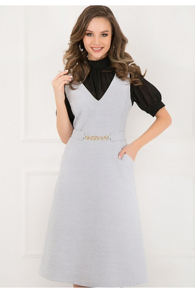 ПЛАТЬЕ ШЕРНЕТО (ЛАЙТ ГРЕЙ)