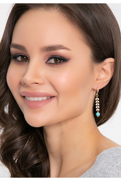 СЕРЬГИ ЛАГУНДИ (БИРЮЗА)