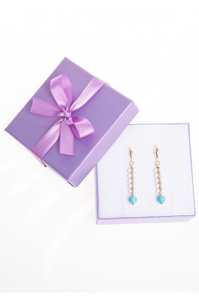 СЕРЬГИ ЛАГУНДИ (БИРЮЗА)