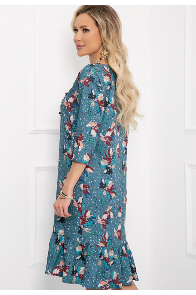 ПЛАТЬЕ МАССАНИ (БИРЮЗА) ПЛАТЬЕ МАССАНИ (БИРЮЗА)