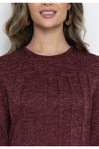 ПЛАТЬЕ МИНОЛЬ (КАРМИН) ПЛАТЬЕ МИНОЛЬ (КАРМИН)