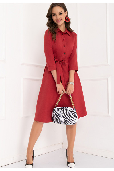 ПЛАТЬЕ МАНЧИАНО (ТЕРРАКОТ) ПЛАТЬЕ МАНЧИАНО (ТЕРРАКОТ)