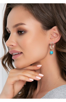 СЕРЬГИ ЮЛИНА (БИРЮЗА)