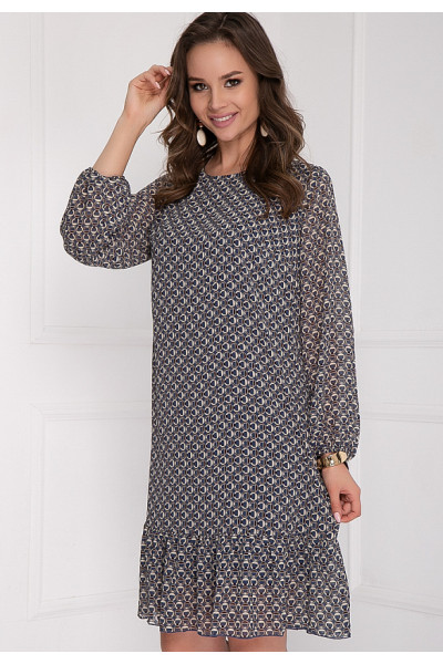 ПЛАТЬЕ НИКЕРО (БЭЙЖ БЛУ) ПЛАТЬЕ НИКЕРО (БЭЙЖ БЛУ)