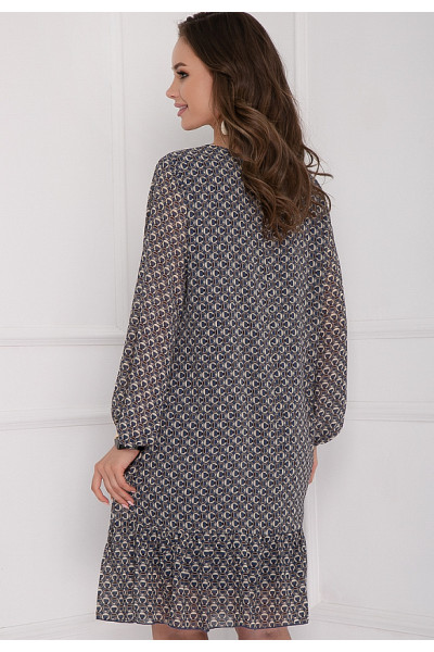 ПЛАТЬЕ НИКЕРО (БЭЙЖ БЛУ) ПЛАТЬЕ НИКЕРО (БЭЙЖ БЛУ)