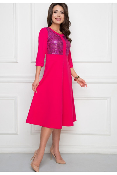 ПЛАТЬЕ МОНИКА (ФУКСИЯ)