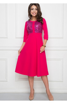 ПЛАТЬЕ МОНИКА (ФУКСИЯ)