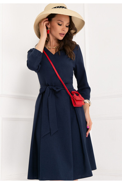 ПЛАТЬЕ ТИНЬЯЛЕ (ДАРК БЛУ)