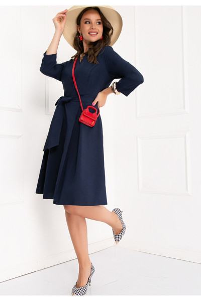 ПЛАТЬЕ ТИНЬЯЛЕ (ДАРК БЛУ) ПЛАТЬЕ ТИНЬЯЛЕ (ДАРК БЛУ)