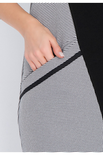 ПЛАТЬЕ ЛАТИЗАНА (БЛЭК ВАЙТ) ПЛАТЬЕ ЛАТИЗАНА (БЛЭК ВАЙТ)