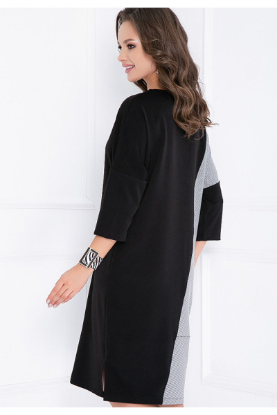 ПЛАТЬЕ ЛАТИЗАНА (БЛЭК ВАЙТ) ПЛАТЬЕ ЛАТИЗАНА (БЛЭК ВАЙТ)