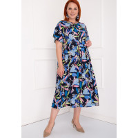 ПЛАТЬЕ ЛУЧЬЯНО (БЛУ ФЛОВЕРС)