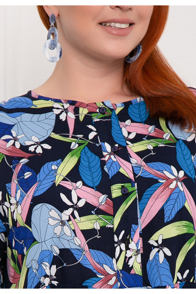 ПЛАТЬЕ ЛУЧЬЯНО (БЛУ ФЛОВЕРС)