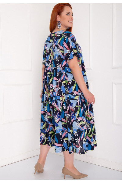 ПЛАТЬЕ ЛУЧЬЯНО (БЛУ ФЛОВЕРС)