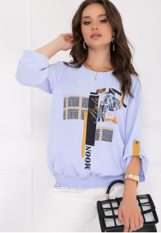 БЛУЗКА МЕДИЛЬЯНИ (ЛАЙТ БЛУ)