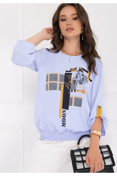 БЛУЗКА МЕДИЛЬЯНИ (ЛАЙТ БЛУ)