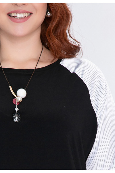 СВИТШОТ ПУНТА (БЛЭК ВАЙТ)