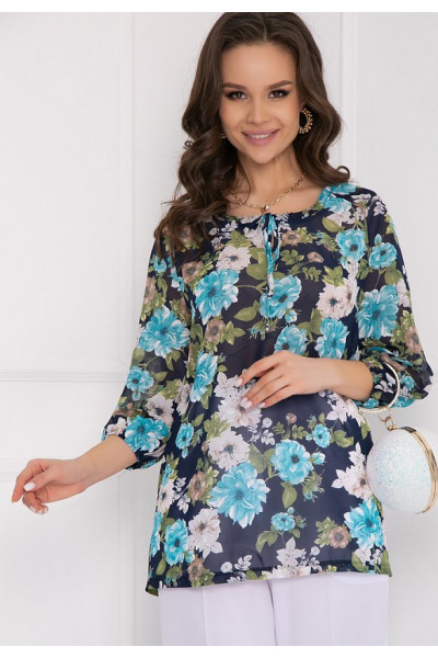 БЛУЗКА СОЛЧИНИ (БЛУ ФЛОВЕРС)