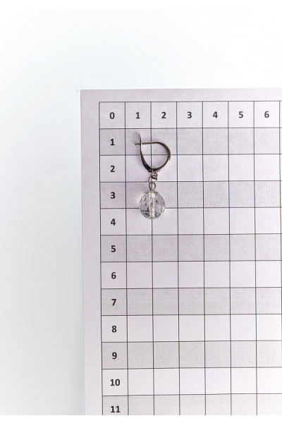 СЕРЬГИ КОРОЯ (КРИСТАЛ)