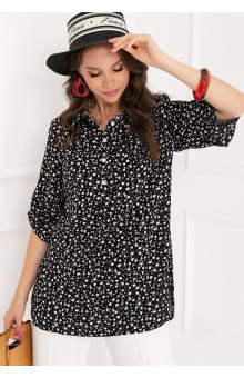 БЛУЗКА ВЕРЧЕЯ (БЛЭК ВАЙТ)