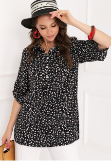 БЛУЗКА ВЕРЧЕЯ (БЛЭК ВАЙТ)