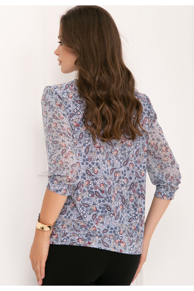 БЛУЗКА МЕЛАЦЦО (ЛАЙТ БЛУ)