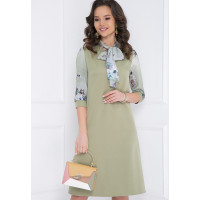 ПЛАТЬЕ ЛОЛИТА (ХАКИ ФЛОВЕРС)