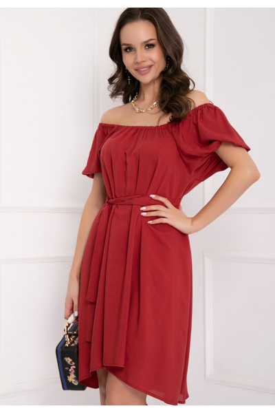 ПЛАТЬЕ АНЬЕЛЛА (ТЕРРАКОТ) ПЛАТЬЕ АНЬЕЛЛА (ТЕРРАКОТ)