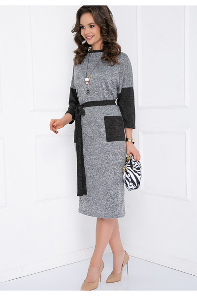 ПЛАТЬЕ МОНКЬЕРИ (ГРЕЙ)