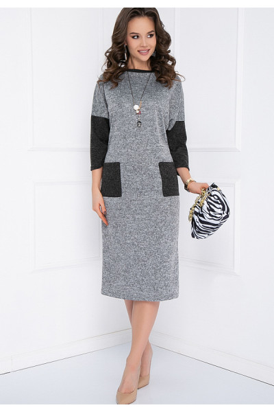 ПЛАТЬЕ МОНКЬЕРИ (ГРЕЙ)