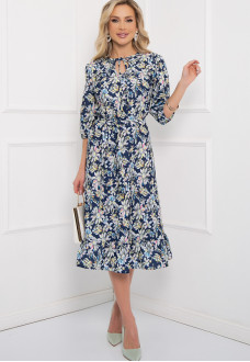 ПЛАТЬЕ КРОСАНИ (БЛУ ФЛОВЕРС)