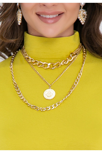 БЛУЗКА ДЖИНЭРО (ЛАЙМ)