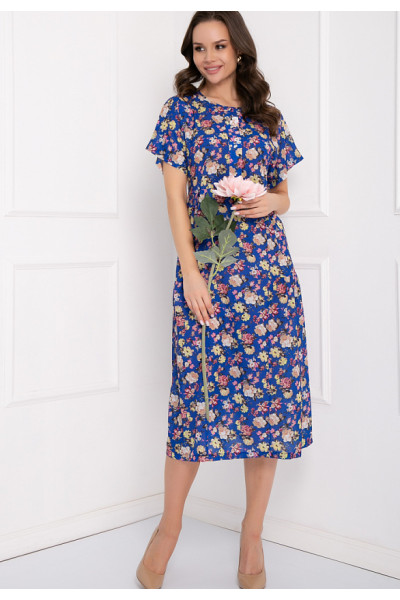 ПЛАТЬЕ ЛАНТАНИ (БЛУ ФЛОВЕРС)