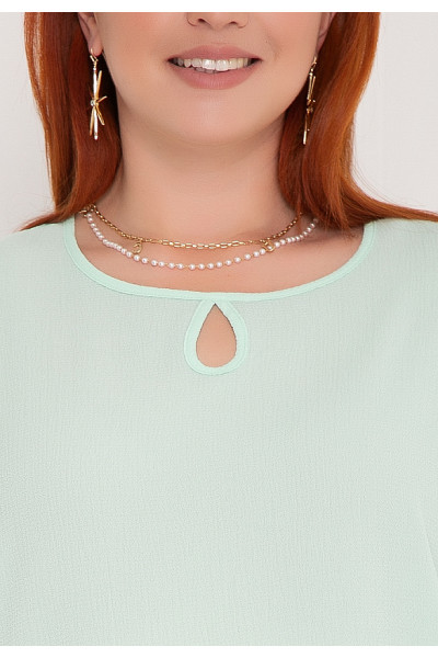 БЛУЗКА КАТУТА (ЛАЙТ ГРИН)