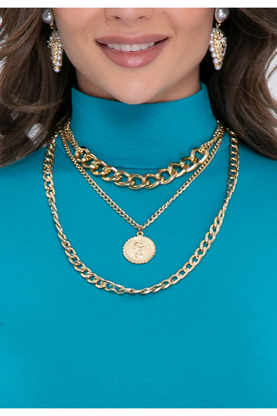 БЛУЗКА ДЖИНЭРО (БИРЮЗА)