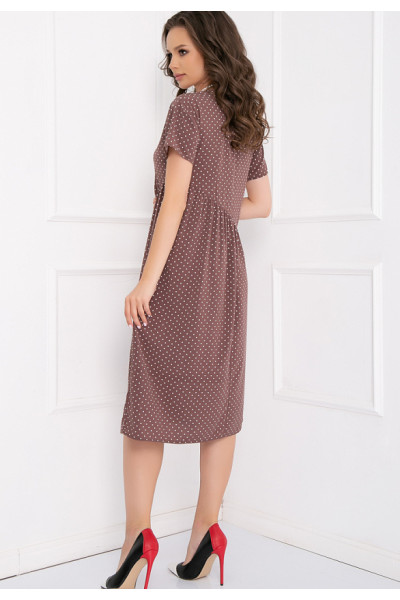 ПЛАТЬЕ ЛУГАНО (БРАУН)