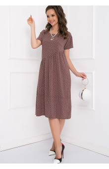 ПЛАТЬЕ ЛУГАНО (БРАУН)