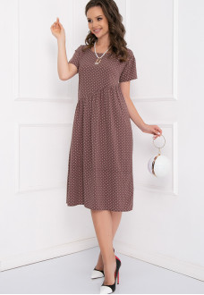 ПЛАТЬЕ ЛУГАНО (БРАУН)