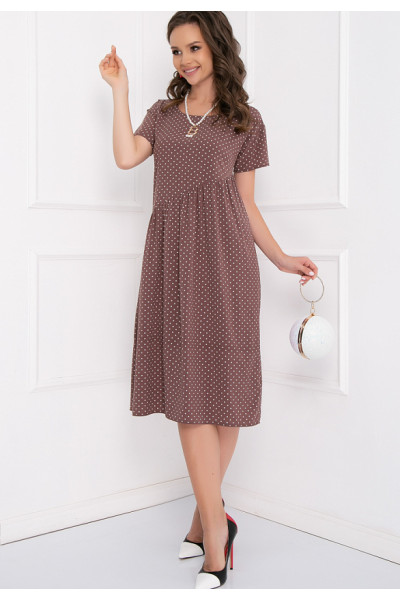 ПЛАТЬЕ ЛУГАНО (БРАУН)